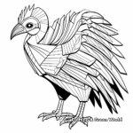 Abstract Vulture Coloring Pages for Artists 2