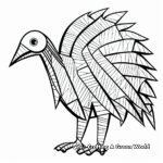 Abstract Vulture Coloring Pages for Artists 3
