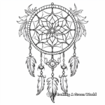 Abstract Zen Art Dream Catcher Adult Coloring Pages 1