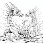 Abstraction Lovers Sea Dragon Coloring Pages 4