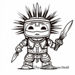 Action-Filled Warrior Kachina Doll Images 2