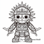 Action-Filled Warrior Kachina Doll Images 3
