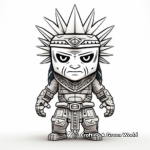 Action-Filled Warrior Kachina Doll Images 4