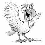 Action Packed King Vulture Coloring Pages 1