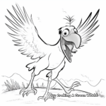 Action Packed King Vulture Coloring Pages 2