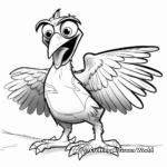 Action Packed King Vulture Coloring Pages 4