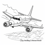 Action-Packed Military Jet Coloring Pages 1