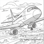 Action-Packed Military Jet Coloring Pages 2
