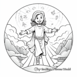 Activities-filled Ascension of Jesus Coloring Pages 2