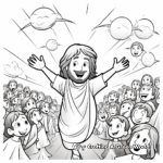 Activities-filled Ascension of Jesus Coloring Pages 3