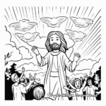 Activities-filled Ascension of Jesus Coloring Pages 4