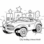 Adorable Animated Derby Car Coloring Pages 4