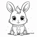 Adorable Baby Bunny Unicorn Coloring Pages 3