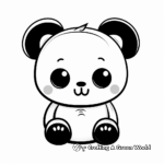 Adorable Baby Panda Coloring Pages 3
