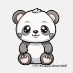 Adorable Baby Panda Coloring Pages 4
