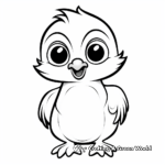 Adorable Baby Penguin Coloring Pages 2