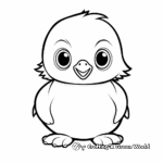 Adorable Baby Penguin Coloring Pages 3