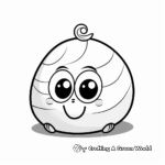 Adorable Baby Snail Coloring Pages 3