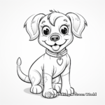 Adorable Baby Yorkie Coloring Pages 3