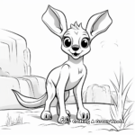 Adorable Joey Coloring Sheets 2