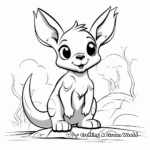 Adorable Joey Coloring Sheets 3