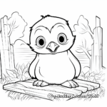 Adorable Penguin Zoo Coloring Pages 1