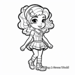 Adorable Pocket-size Polly Pocket Coloring Pages 2