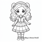 Adorable Pocket-size Polly Pocket Coloring Pages 4