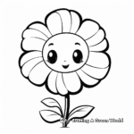Adorable Poppy Flower Coloring Pages 4