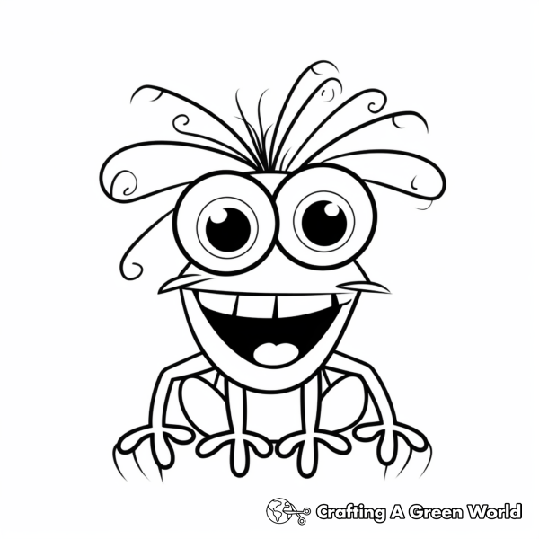 Red Eyed Tree Frog Coloring Pages - Free &amp; Printable!