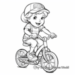 Adorable Tricycle Coloring Pages for Children 2