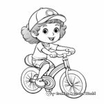 Adorable Tricycle Coloring Pages for Children 4