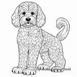 Adult Cockapoo Dog Coloring Pages 4