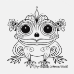 Adult Coloring Pages Featuring Coqui 4