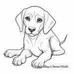 Adult Stress-Relief - Beagle Coloring Pages 1