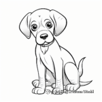 Adult Stress-Relief - Beagle Coloring Pages 3