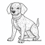 Adult Stress-Relief - Beagle Coloring Pages 4
