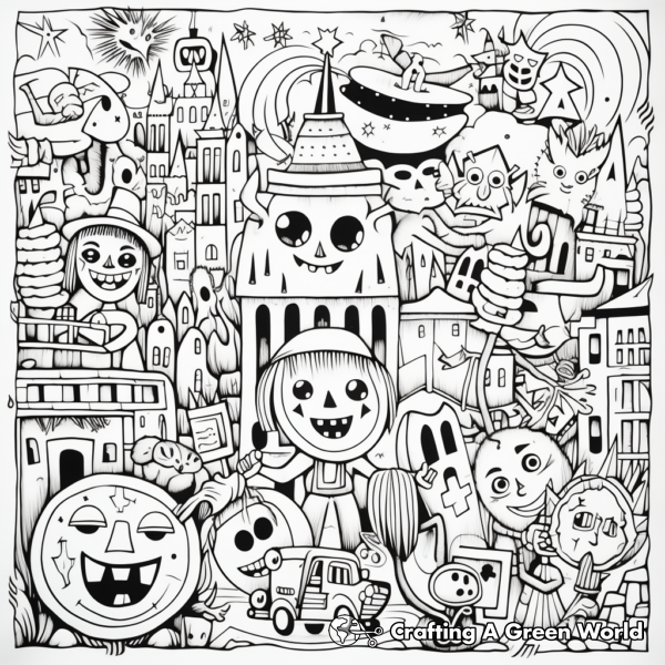 New Years Coloring Pages - Free & Printable!