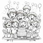 Adults' Detailed New Year's Celebration Coloring Pages 4