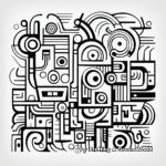 Advanced Abstract Coloring Pages for Adults 2
