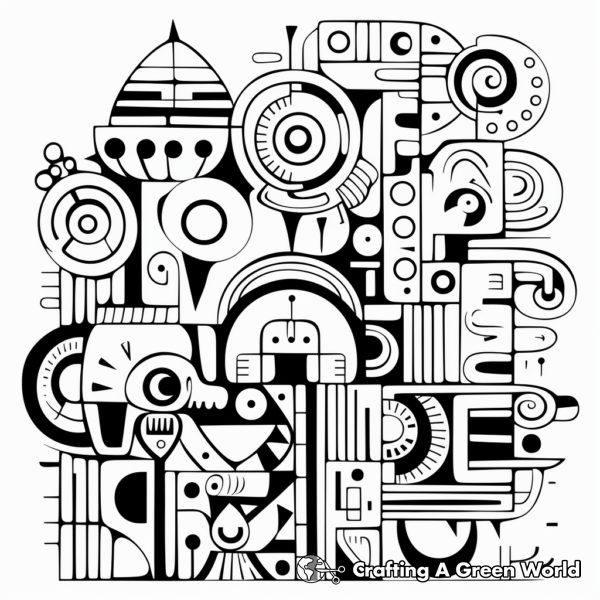 Abstract Coloring Pages - Free & Printable!