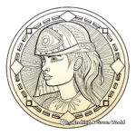Advanced Gold Doubloon Coloring Pages 1