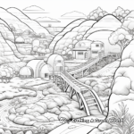 Advanced Landscape and Scenery Coloring Sheets 1
