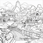 Advanced Landscape and Scenery Coloring Sheets 2
