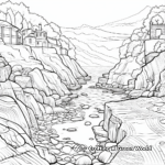 Advanced Landscape and Scenery Coloring Sheets 4