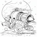 Advanced Space and Galaxy Coloring Pages 1