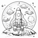 Advanced Space and Galaxy Coloring Pages 4