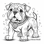 Adventure-Ready Unicorn Bulldog Coloring Pages 3