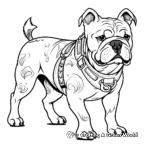 Adventure-Ready Unicorn Bulldog Coloring Pages 4