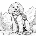 Adventure Ready: Cockapoo in Nature Coloring Pages 2